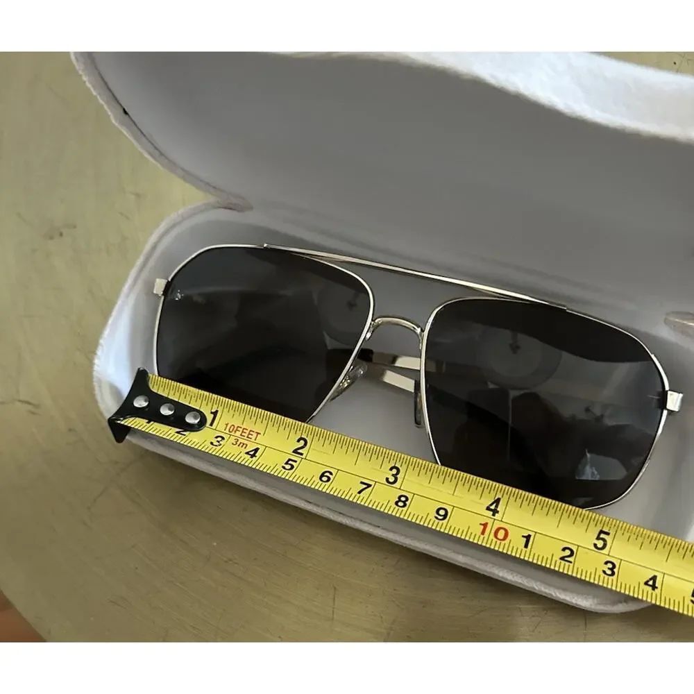 FRYE AND CO. Aviator Sunglasses Gold Frame And Velvet Case